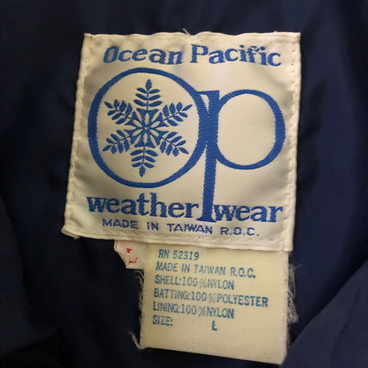 Vintage 70s OP Ocean Pacific Winter Jacket オーシャン パシフィック ビンテージ　中綿　ジャケット　サーフィン_画像4