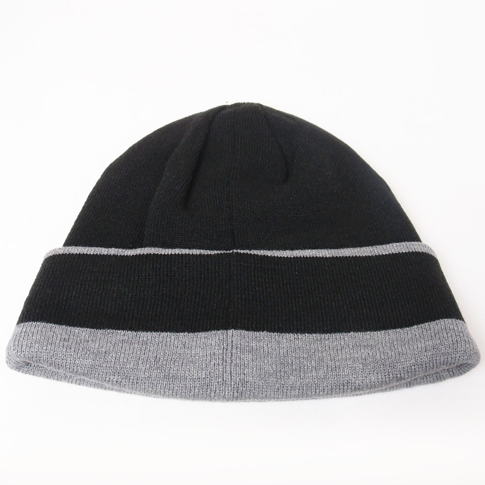  new goods Calvin Klein Logo reversible knitted cap black 