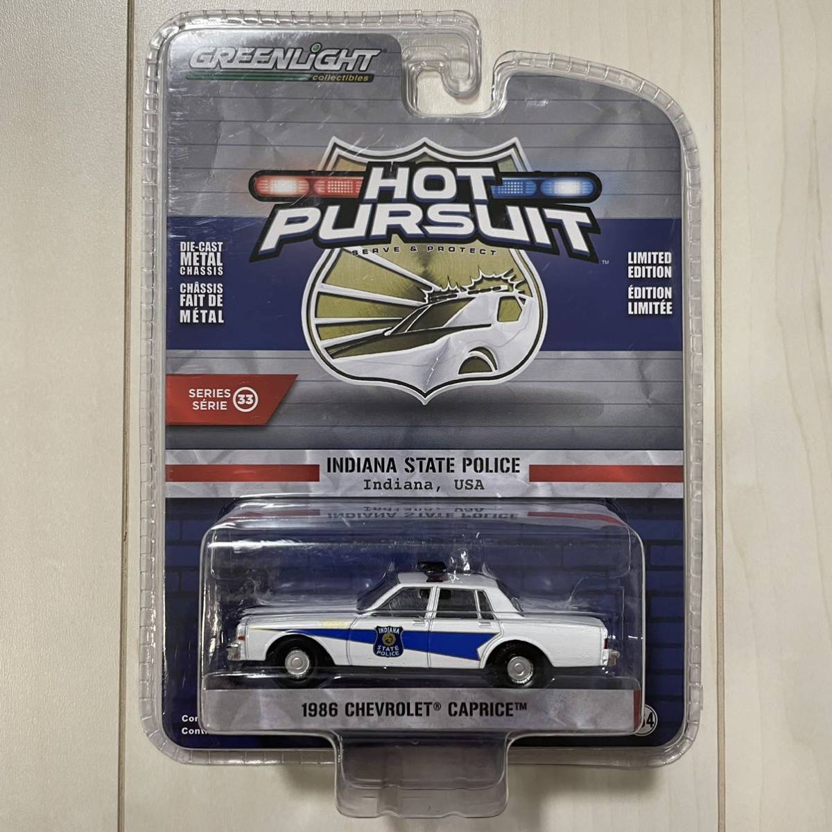 ★グリーンライト★ 1986 Chevrolet Caprice Hot Pursuit Police Greenlight シボレー カプリス アメ車 ホットパシュート ホットウィール_画像1