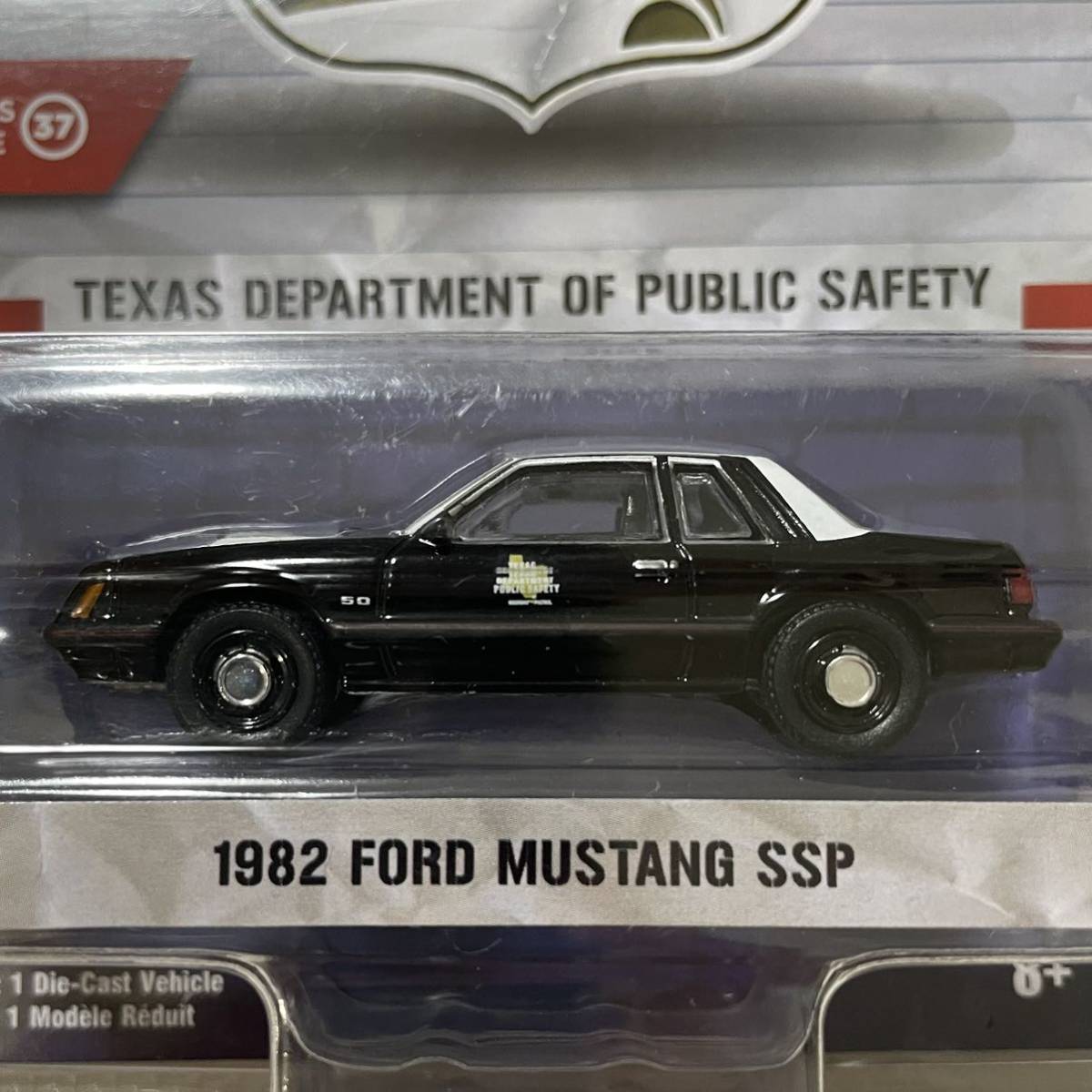 ★グリーンライト★ 1982 Ford Mustang SSP Hot Pursuit Police Greenlight フォード マスタング アメ車 ホットパシュート ホットウィール_画像2