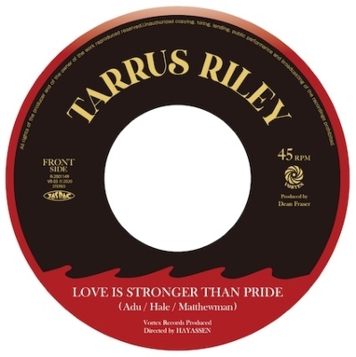 【新品/新宿ALTA】Tarrus Riley/Love Is Stronger Than Pride (クリア・ヴァイナル仕様/7インチシングルレコード)(VR03)_画像1