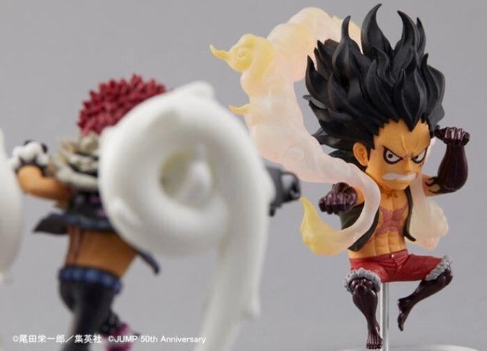 Banpresto Jump 50週年世界珍藏圖 - 海賊王 - Luffy＆Katakuri【2件套】及時決定免費送貨 原文:バンプレスト ジャンプ50周年 ワールドコレクタブルフィギュア -ワンピース- ルフィ＆カタクリ 【2体セット】即決送料無料