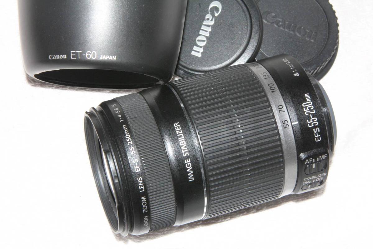 314 ☆EF-S 55-250mm☆CANONキヤノン☆手ぶれ補正付き-