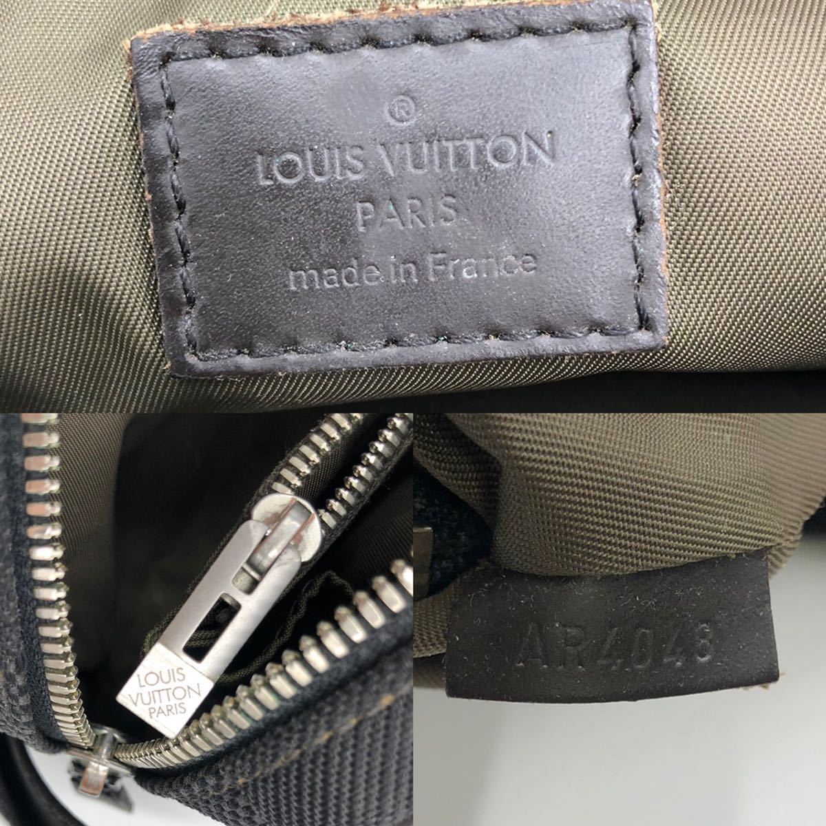 10108 極美品●ルイ ヴィトン Louis Vuitton ダミエジェアン アクロバット メンズ ボディバッグ クロスボディ ショルダー M93620 定価14万 _画像10