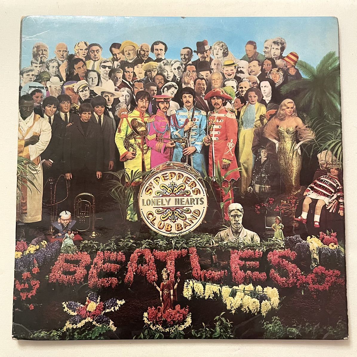 1stプレス完品 特集記事付 UKorg MONO LP THE BEATLES SGT. PEPPERS LONELY HEARTS CLUB BAND UKオリジナル盤 PMC7027 ビートルズ レコード_画像1