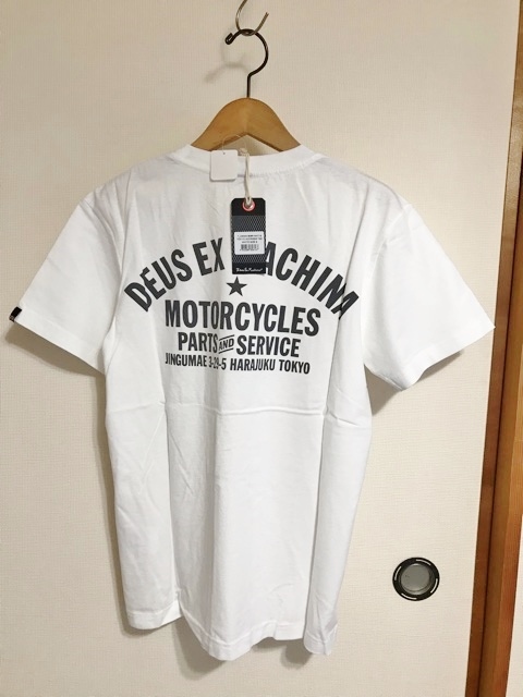 新品 8千円 メンズ デウス・エクス・マキナ Deus Ex Machina tokyo address tee東京 Tシャツ ロンハーマン ショット バンソン バイカーrrl_画像1