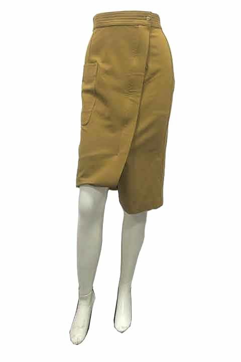 【中古】MACPHEE 　マカフィー　スカート　 レディ―ス　 タイトスカート　 サイズ32　 ブラウン　 日本製_画像1
