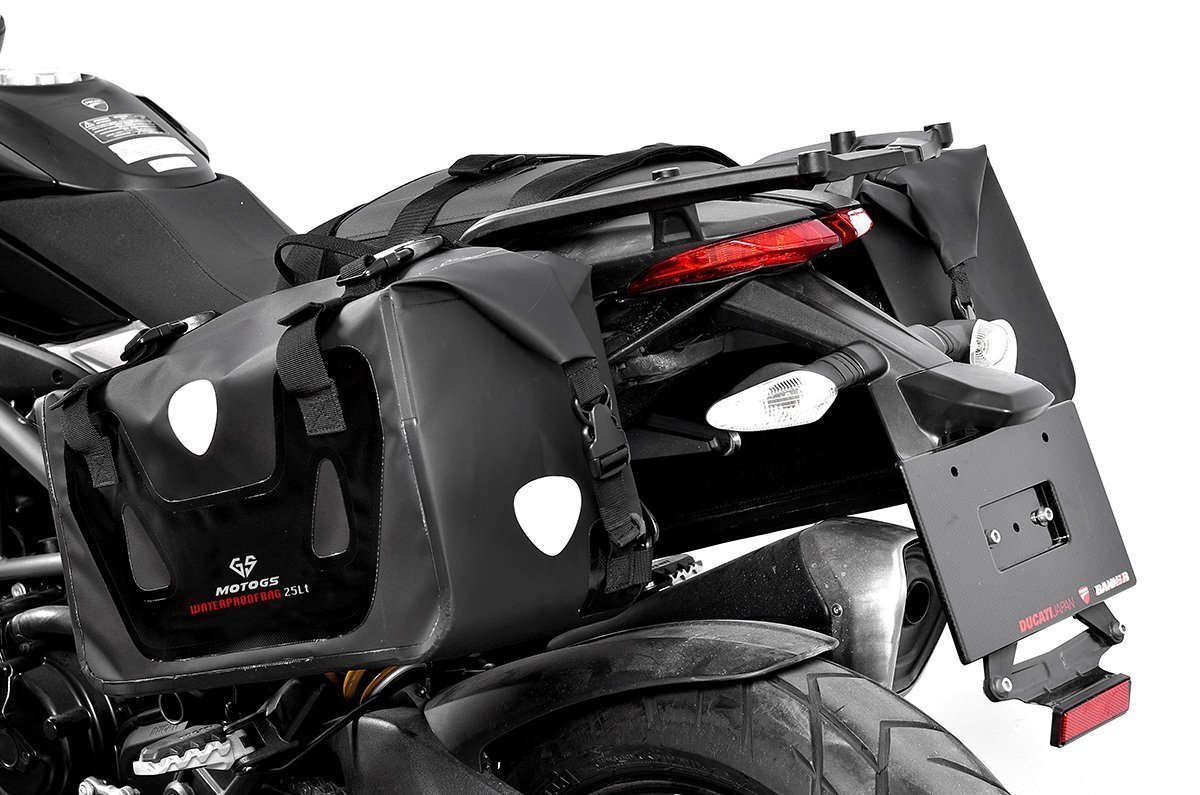 新品$ バイク 防水防塵リュックサック 50L大容量 バッグ 左右セット ツーリングバッグ サイドバッグ_画像3