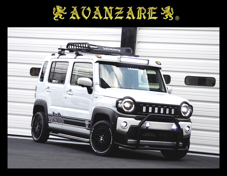 AVANZARE ☆ MR52ハスラー ／ MR92ハスラー ☆ フェイスチェンジフロントグリル (ABS製／未塗装) ／ 両面テープ貼り付け_画像8