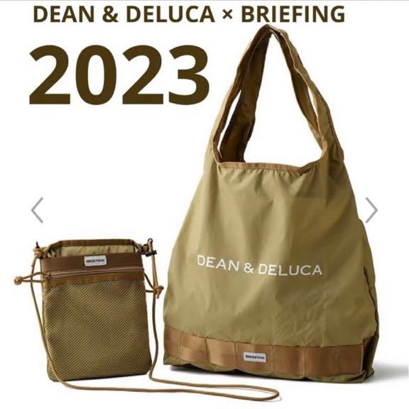 DEAN&DELUCA × BRIEFING サコッシュ トートバッグ　DEAN&DELUCA ディーン&デルーカ　ブリーフィング　ベージュ　2023