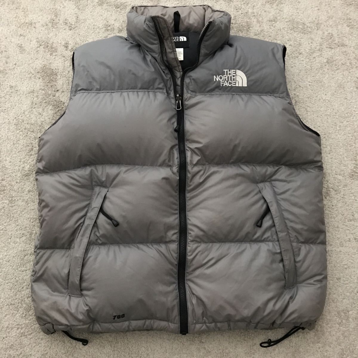 THE NORTH FACE ヌプシベスト センターロゴ 希少品-