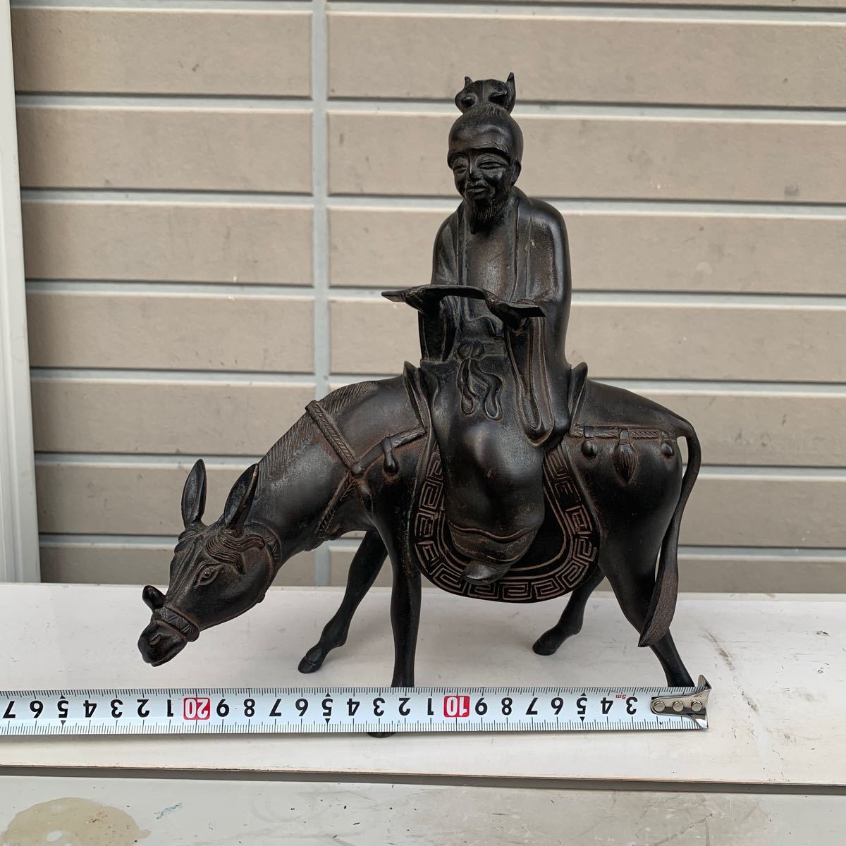 香炉　仏教美術 香櫨　蔵出し品　在銘　材質唐金　古美術 仏像 現状品_画像8