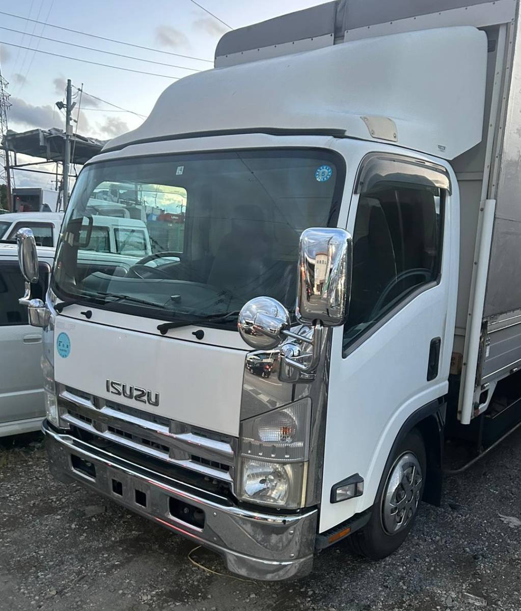  Heisei era 20 year! Isuzu Elf wide! cabin Assy! beautiful goods! part removing . repair base how about?? loading support will do! Kyoto departure!