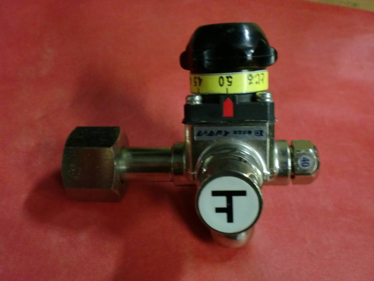 減圧弁（キリン）５気圧（0.5mpa）・強炭酸水製造用・インダック製・綺麗な中古圧力調整品 eの画像1