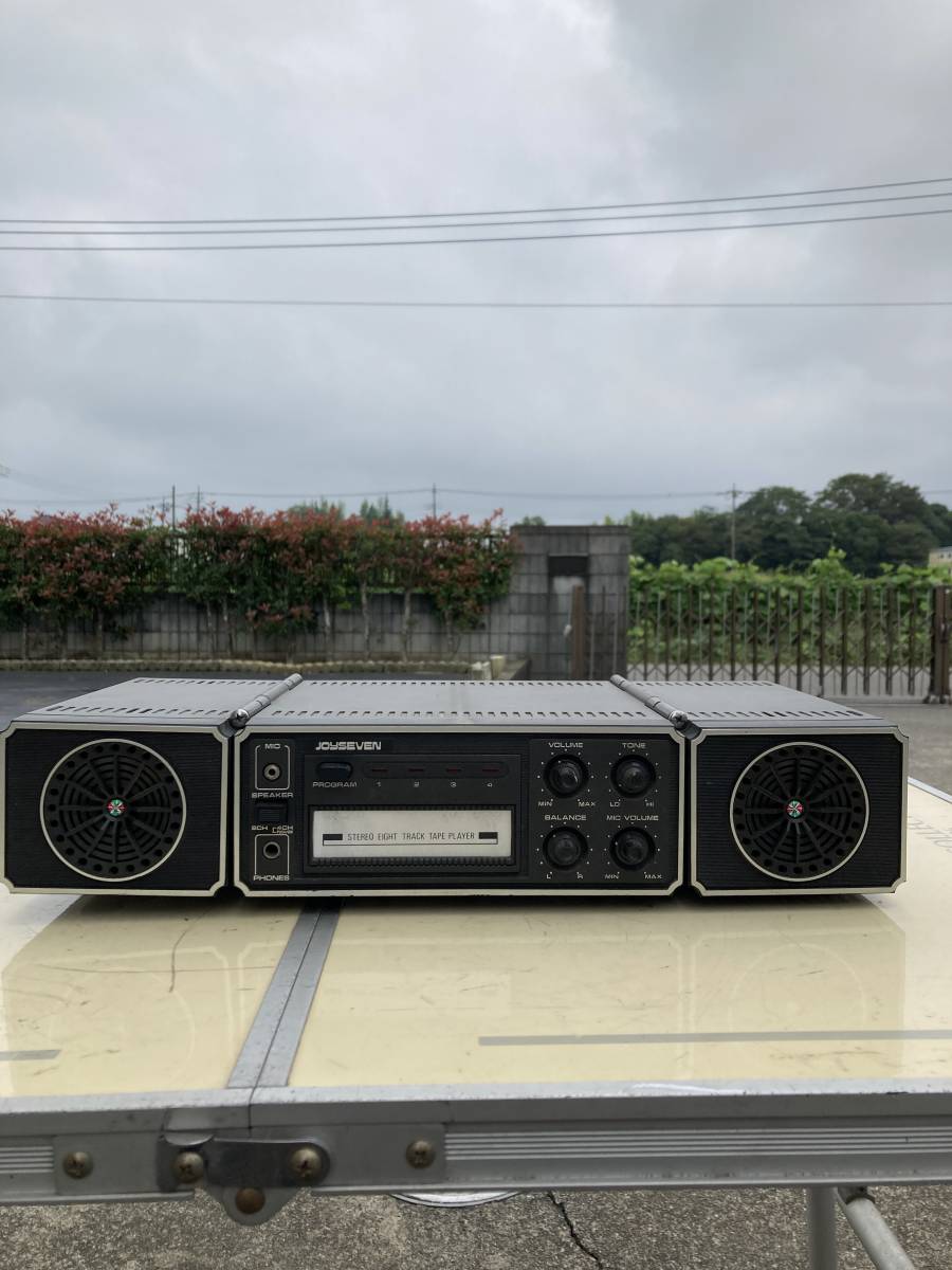 8トラ JOYSEVEN KC-1000 STEREO 8-TRACK TAPE PLAYER 協和電機化学株式