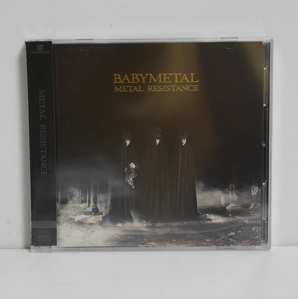 新品 Babymetalベビーメタル／Metal Resistanceメタルレジスタンス CD+DVD初回生産限定版＆タワレコ特典の下敷_画像2