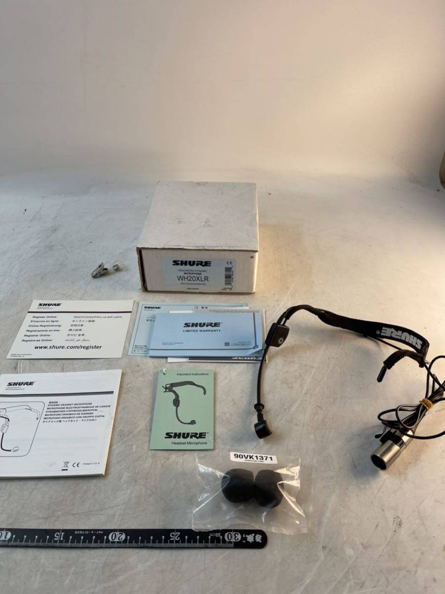 Yahoo!オークション SHURE HEADWORN WH20XLR ヘッドマイク ダイナミ...