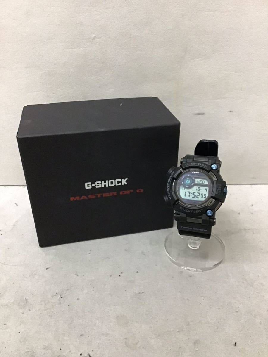 20231004【CASIO】カシオ G-SHOCK マスターオブG FROGMAN フロッグマン ソーラー ダイバーズ 腕時計 GWF-D1000B-1JF_画像1