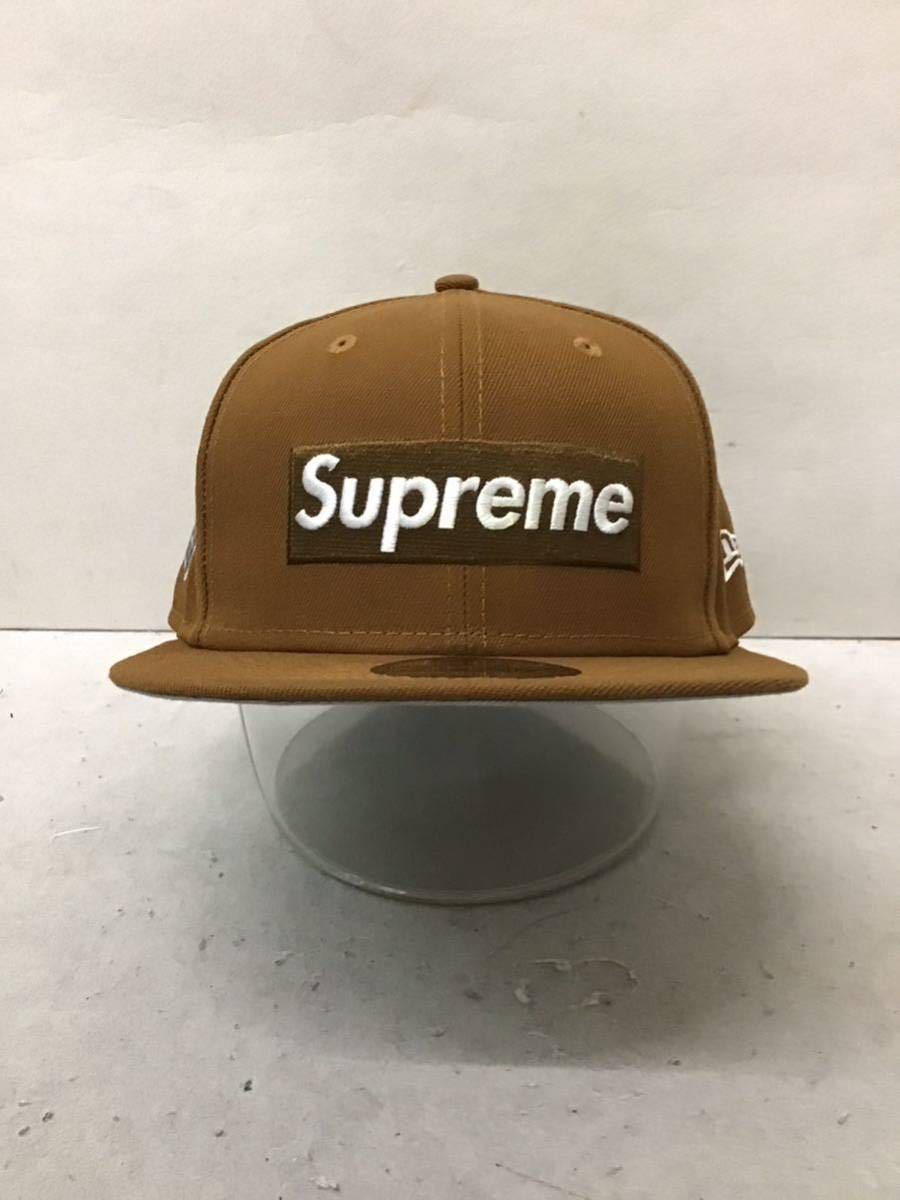 20231017【Supreme 】シュプリーム NEW ERA ニューエラ money box logoキャップ 7 5/8 ブラウン _画像2