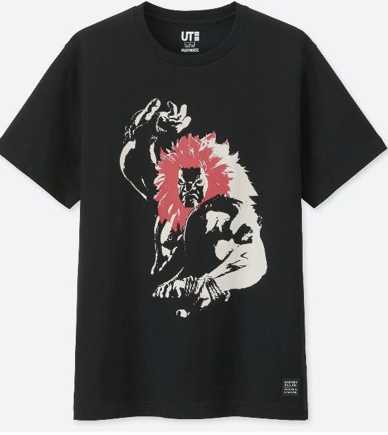 送料無料　豪鬼　ストリートファイター Tシャツ Mサイズ UT ユニクロ　黒　ブラック_画像1