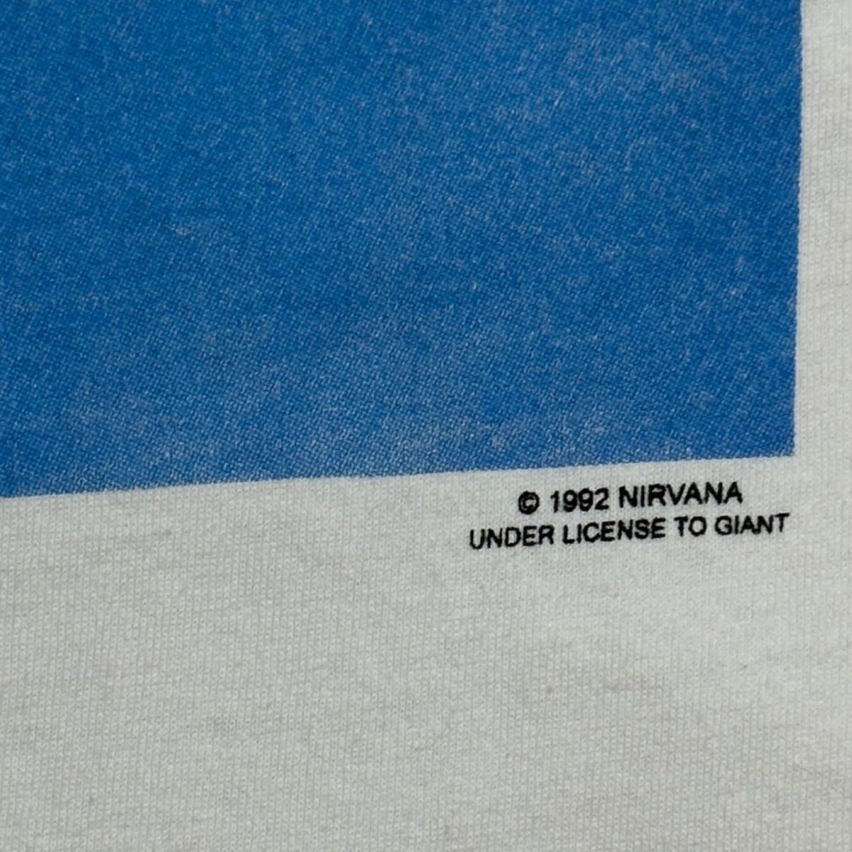 USA製 Nirvana ニルヴァーナ 1992 NEVERMIND Tシャツ Lサイズ 商品細節