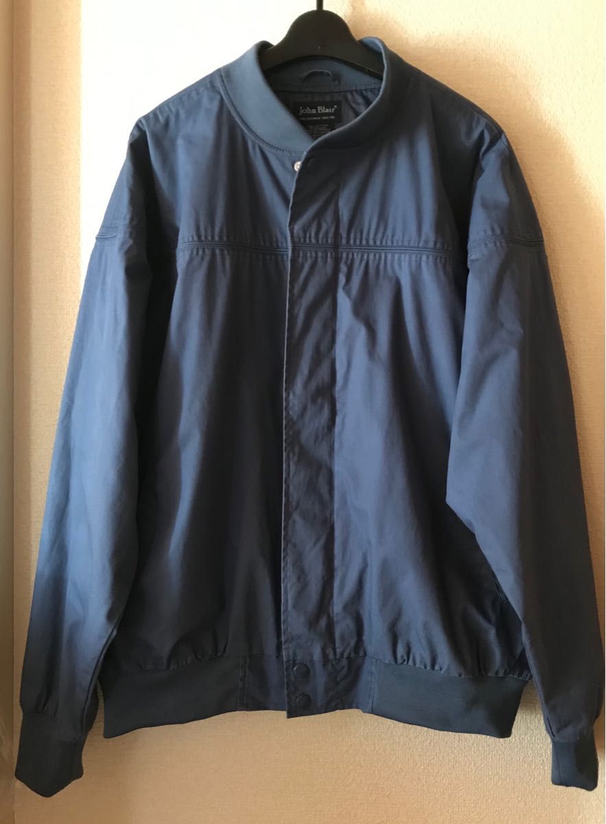 JOHN BLAIR ダービージャケット カップショルダー ネイビー 90s JOHN BLAIR ダービージャケット カップショルダー ネイビー 90s