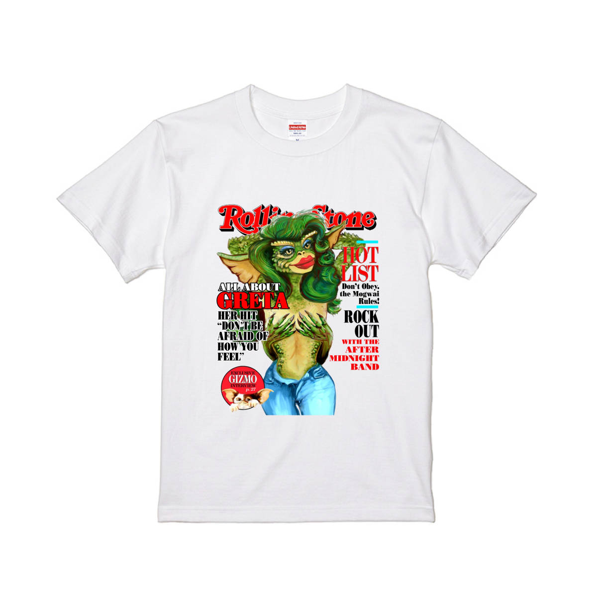 【Tシャツ】　『Gremlin Lady』　グレムリン　グレムリン２　ギズモ　モグアイ　映画　S／M／L／XL_画像2