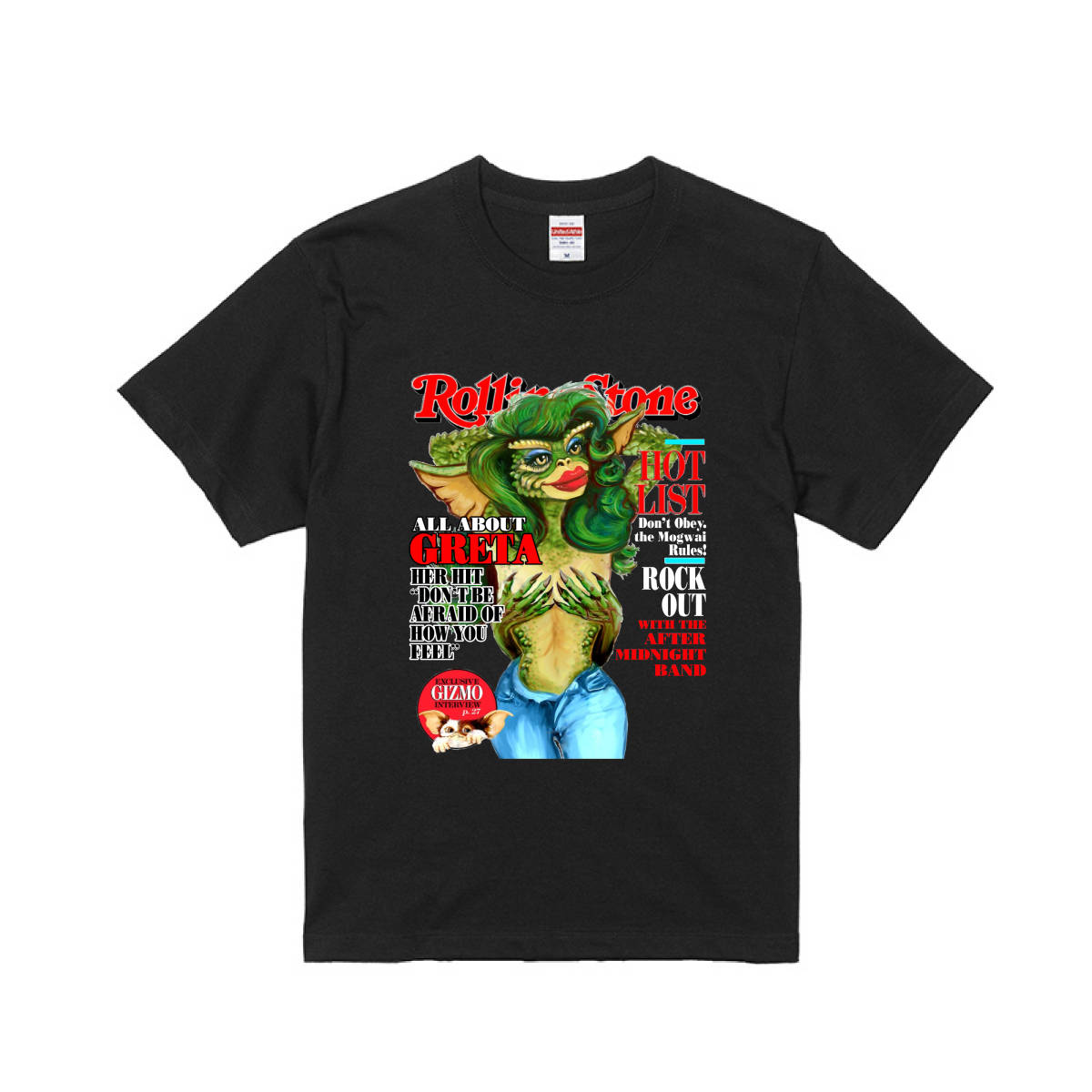 【Tシャツ】　『Gremlin Lady』　グレムリン　グレムリン２　ギズモ　モグアイ　映画　S／M／L／XL_画像4