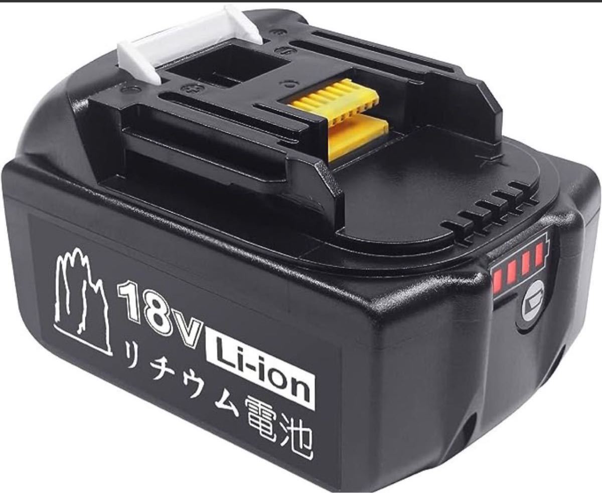 マキタ 18v バッテリー BL1860b 残量指示付き 全新セル採用 マキタ18v互換バッテリーBL1830 BL1840 BL_画像1