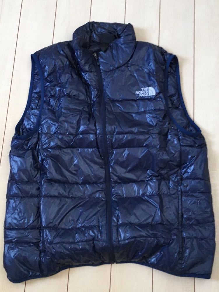 ☆美品ザノースフェイス ライトヒートベストsizeXLゴールドウィン国内正規品☆THE NORTH FACE ダウンベスト _画像1