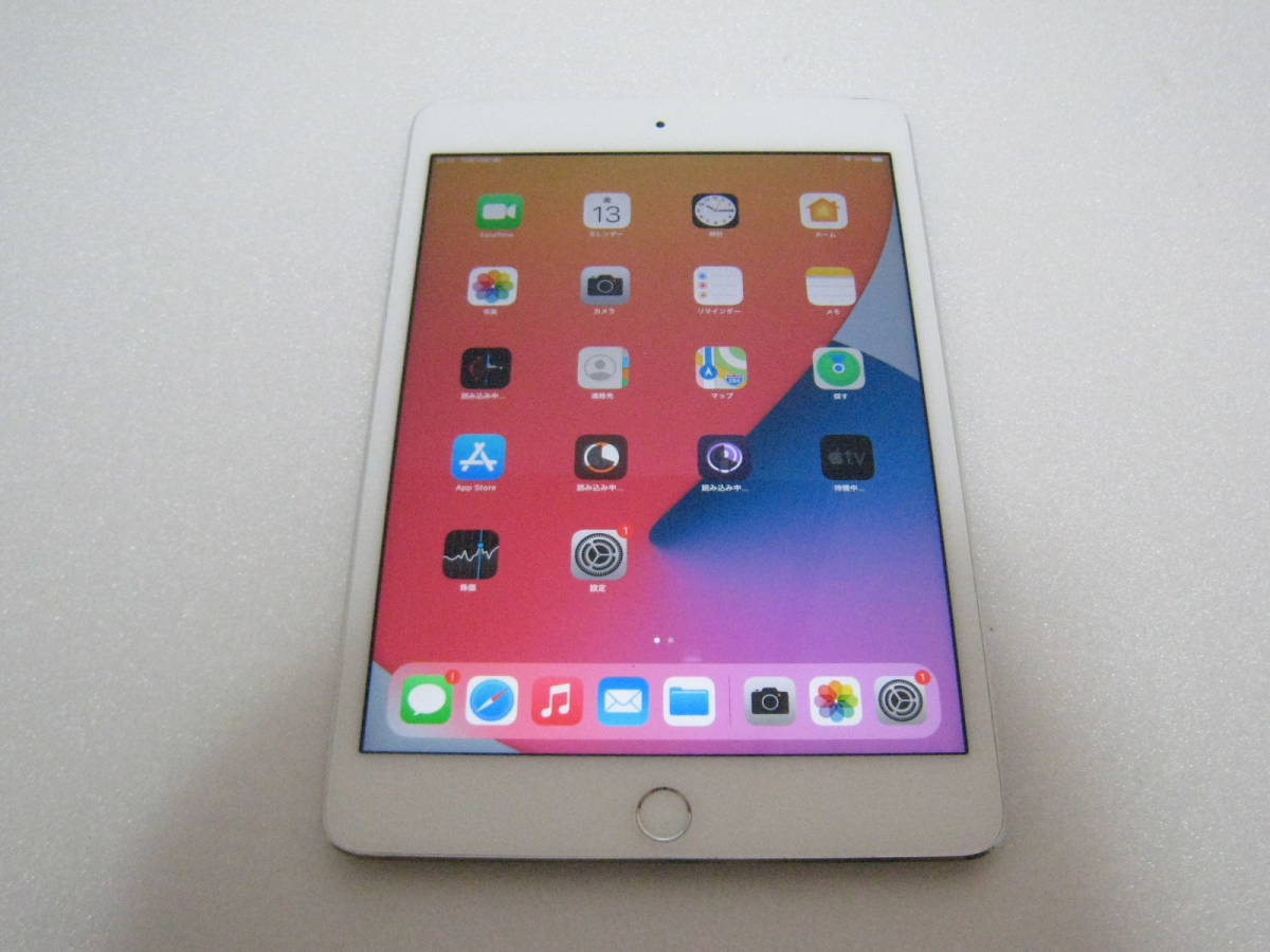 WEB限定カラー iPad　mini4 au Wi-FI+セルラー No68 128GB iPad本体