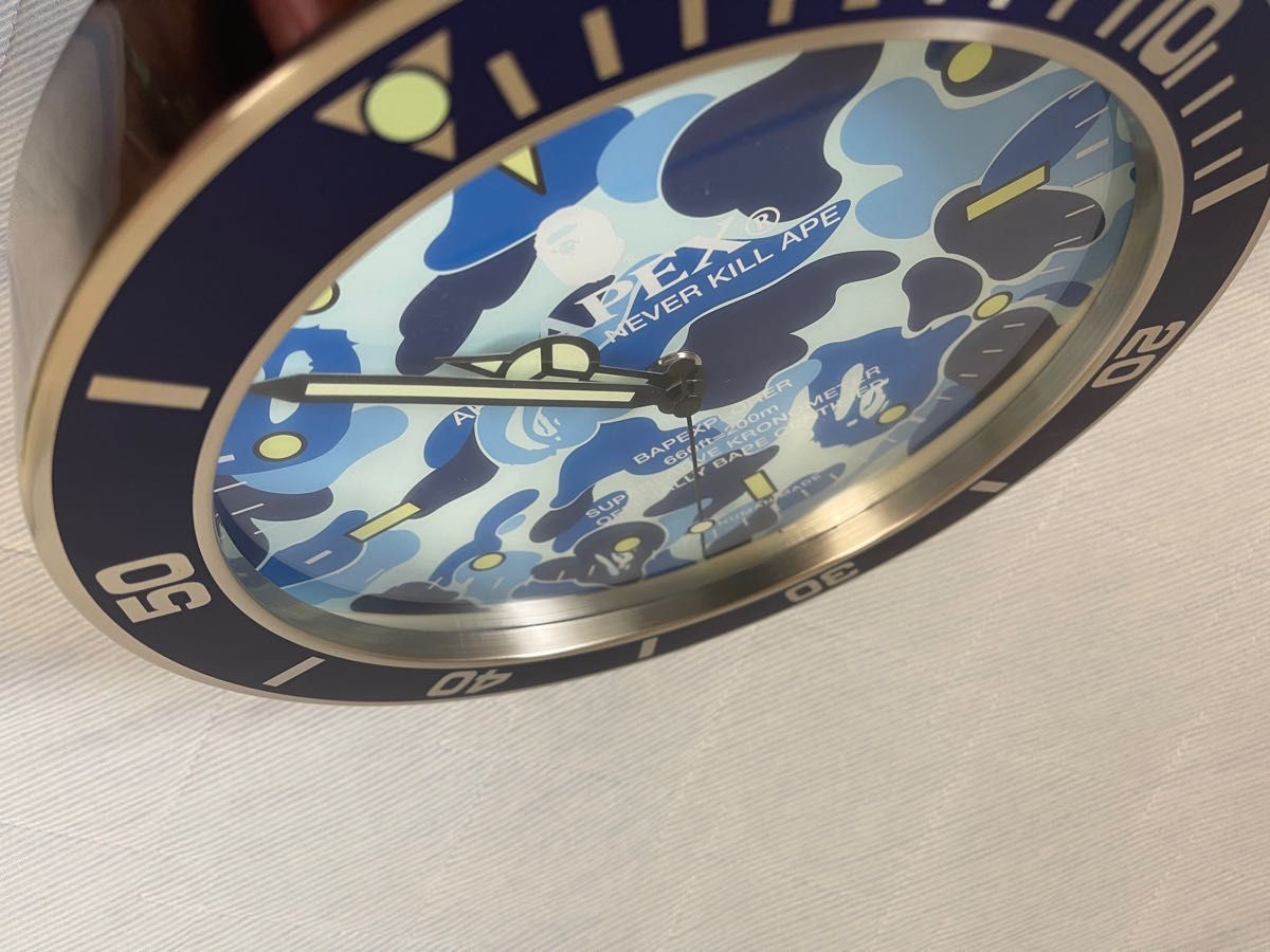 最終値下げ BAPE エイプ 掛け時計 A BATHING APE 時計 NIGO