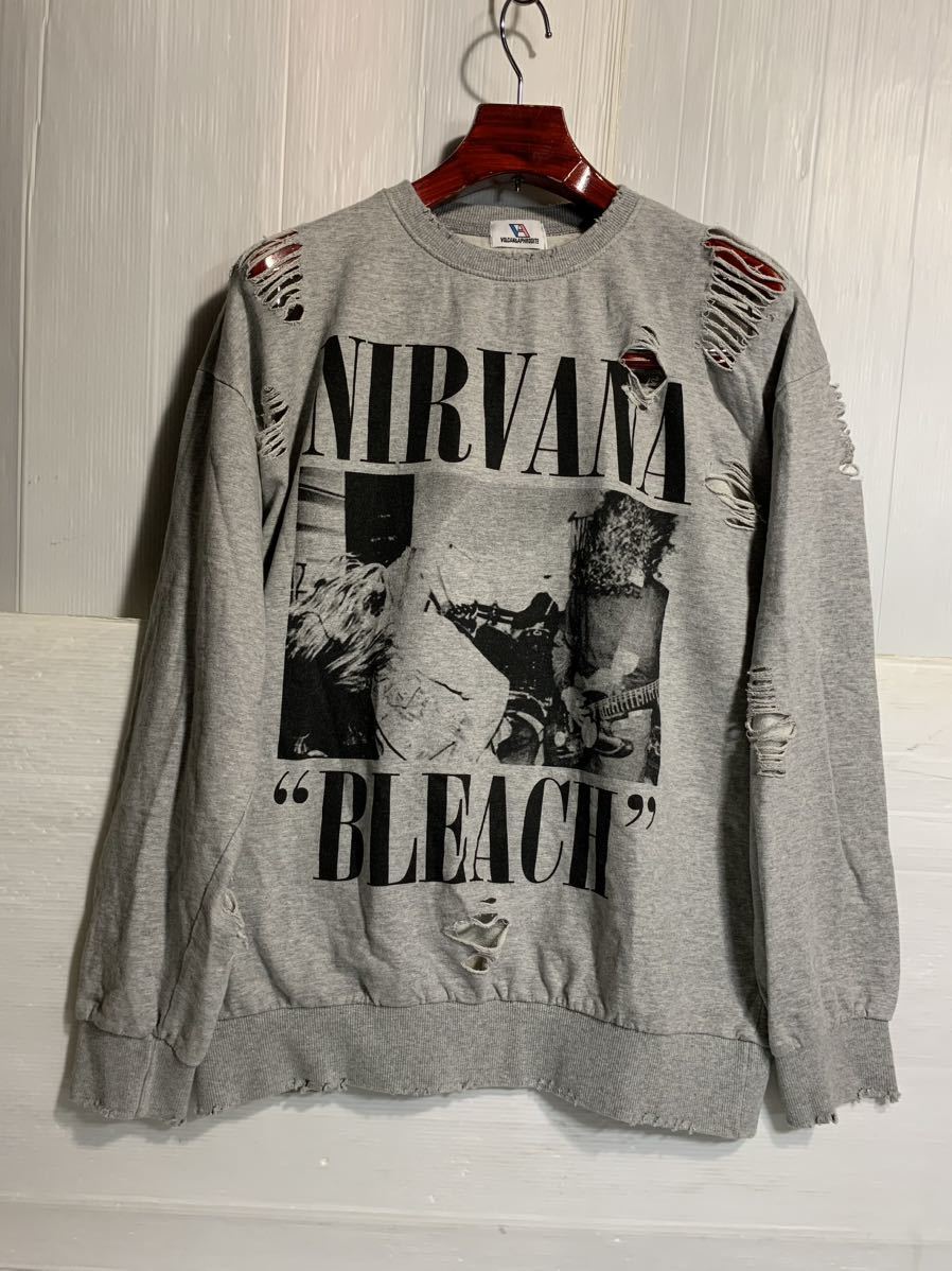 NIRVANA 「ニルヴァーナ」「BLEACH」 バンドTシャツ ロックT NIRVANA 「ニルヴァーナ」「BLEACH」 バンドTシャツ ロックT