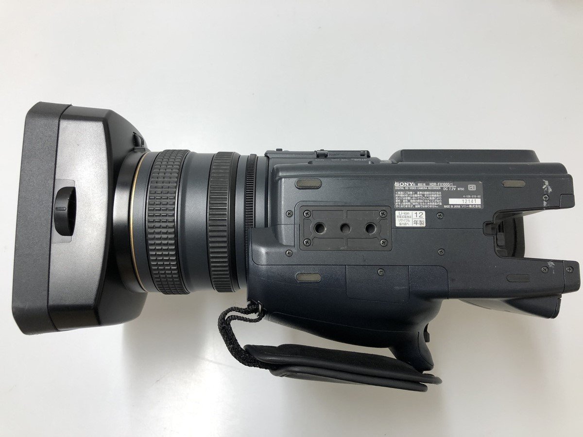 H【中古品】 SONY デジタルHDビデオカメラレコーダー HDR-FX1000 Gレンズ 付属品無し 〈94-231021-SS-3-HOS〉_画像8