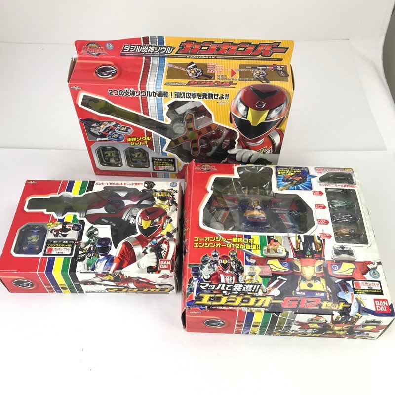 FUZ【中古品】 炎神戦隊ゴーオンジャー つめあわせセット マンタンガン カンカンバー 他 戦隊もの おもちゃ 〈44-231015-0YY-33-FUZ〉_画像1