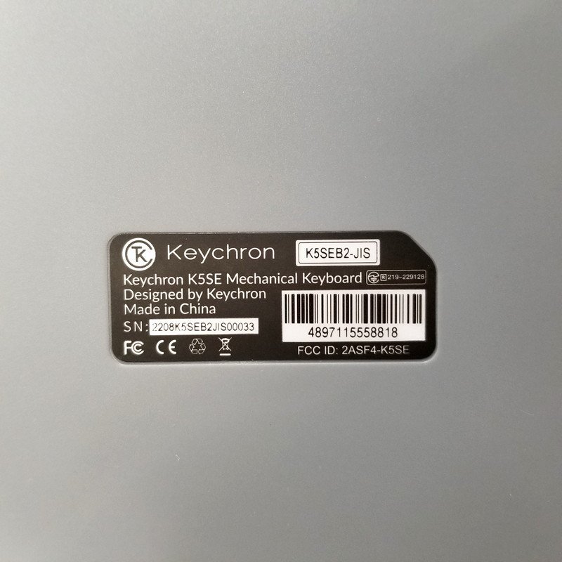 IZU【中古品】 Keychron K5 SE ワイヤレス メカニカル キーボード 〈088-231019-AS-15-IZU〉_画像5