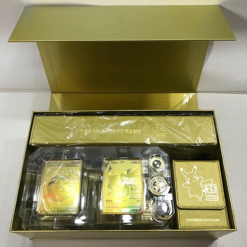 FUZ【中古品】 ポケモンカード/25thANNIVERSARY GOLDEN BOX パック欠品、箱日焼けあり 〈80-231029-0YY-8-FUZ〉