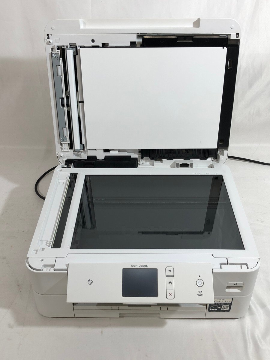 H【中古品】 brother ブラザー A4 インクジェット複合機 PRIVIO プリビオ DCP-J926N-W 通電確認のみ 〈88-231018-SS-1-HOU〉_画像2