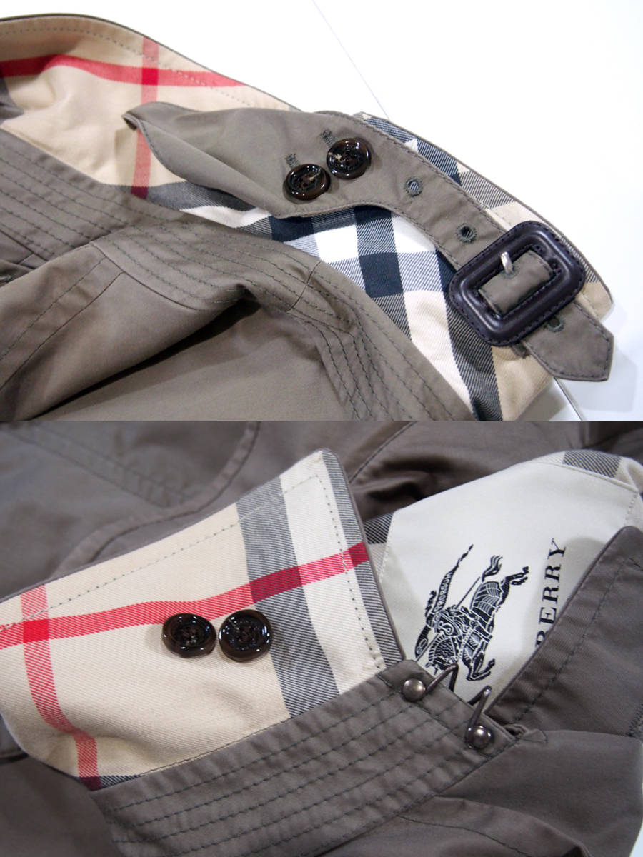 超定番 BURBERRY LONDON バーバリー ロンドン BURBERRY PRORSUM バーバリープローサム トレンチコート サイズ48 トレンチ プレシャス 定番_画像9