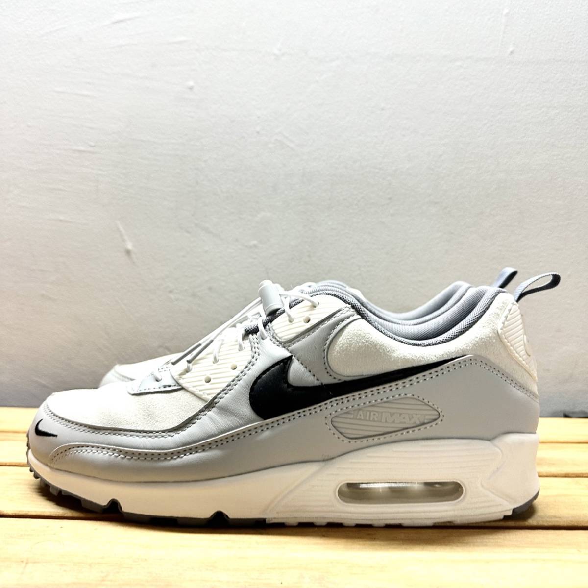 極美品 箱有 NIKE AIR MAX 90 SE LT SMOKE GREY ナイキ エア マックス 90 SE 29cm スニーカー dz5167-077_画像5