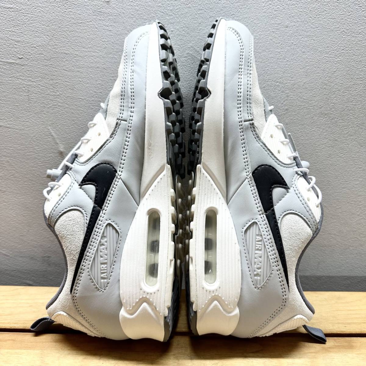 極美品 箱有 NIKE AIR MAX 90 SE LT SMOKE GREY ナイキ エア マックス 90 SE 29cm スニーカー dz5167-077_画像6