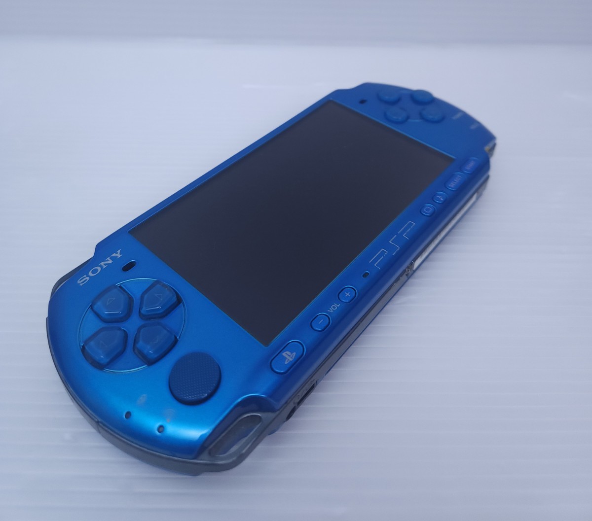 送料無料 SONY PSP-3000 VB （バイブラント・ブルー） ソニー PSP-3000　本体,4GB メモリカード, 動作品 希少品 d2_画像7