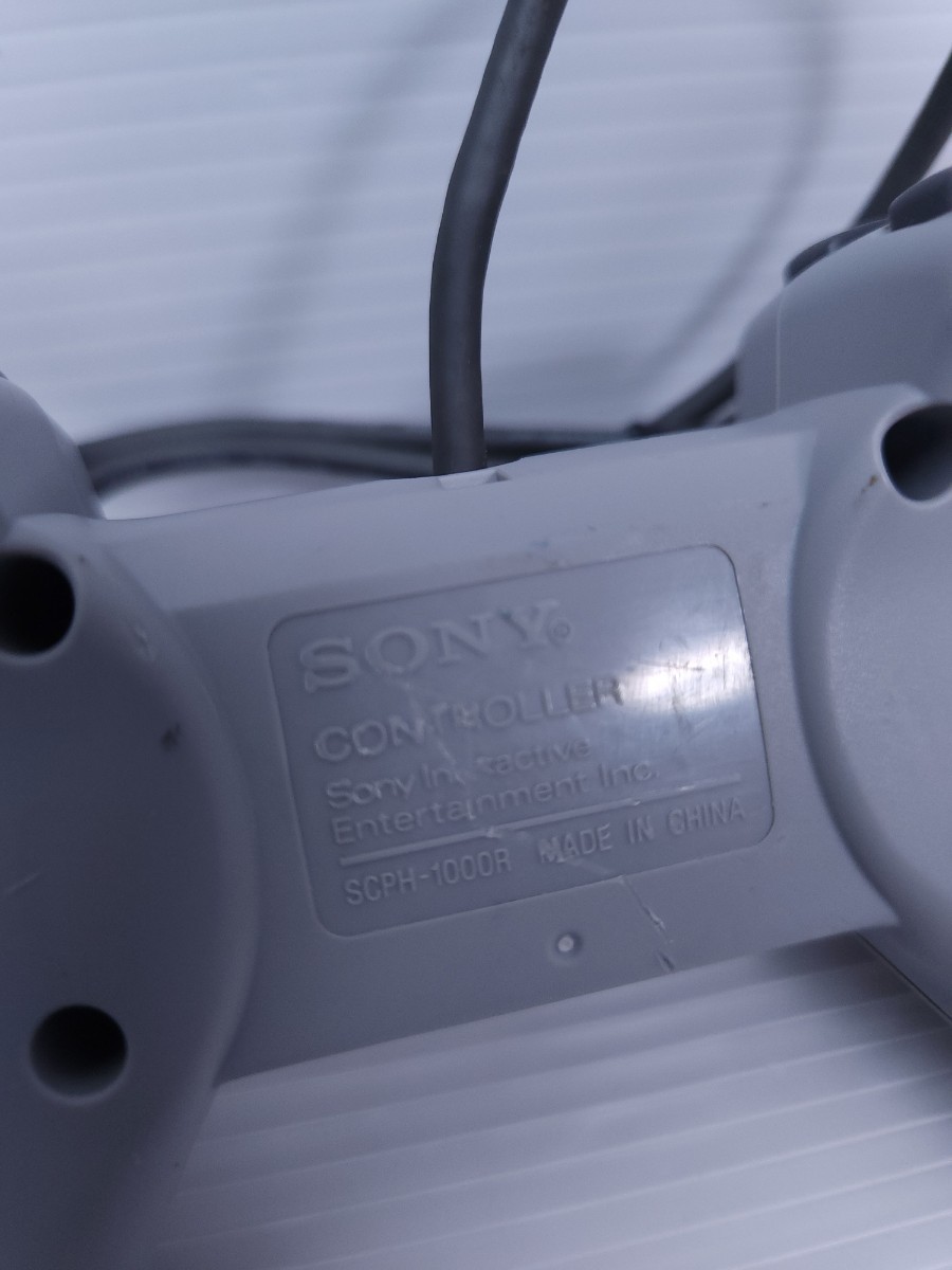 送料無料 SONY PlayStation クラシック コントローラー SCPH-1000R 中古 動作未確認 _画像7