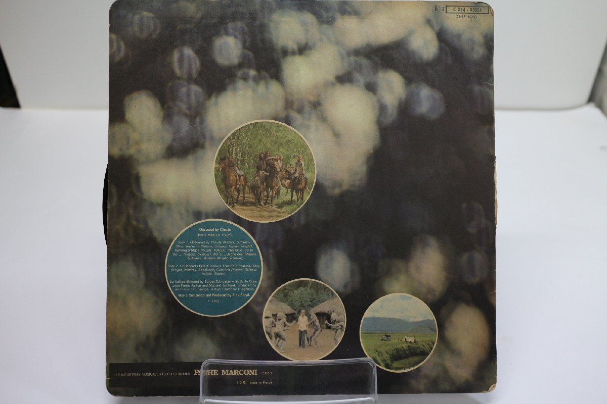 [TK2962LP] LP Pink Floyd / Obscured by clouds（ピンク・フロイド/雲の影） 仏盤 ペラジャケ 状態並み下 pathe marconi '72 レア！の画像2