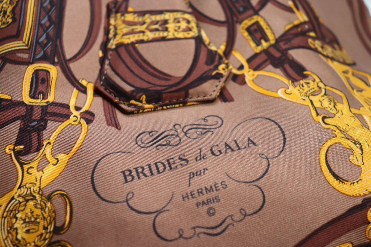 【美品】Hermes エルメス シルキー シティ スカーフ ショルダー バッグ BRIDES DE GALAの画像8