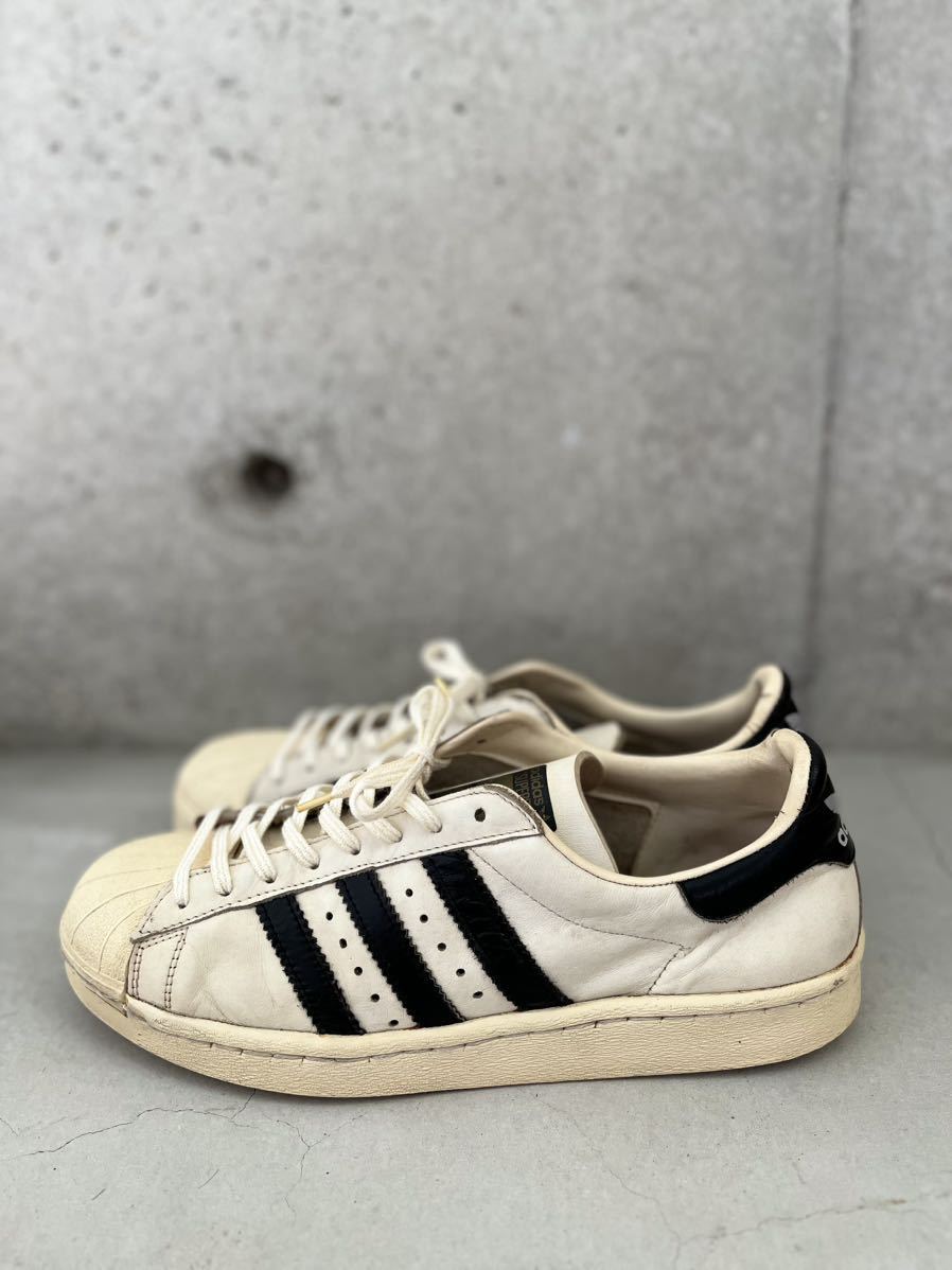 adidas superstar アディダス　スーパースター　フランス製　1980年代製　金ベロ　ビンテージ_画像7