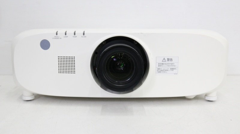 Panasonic 5400lm プロジェクター■PT-EZ580J 中古 ランプ使用時間64/2567時間【訳あり・ジャンク品】の画像4