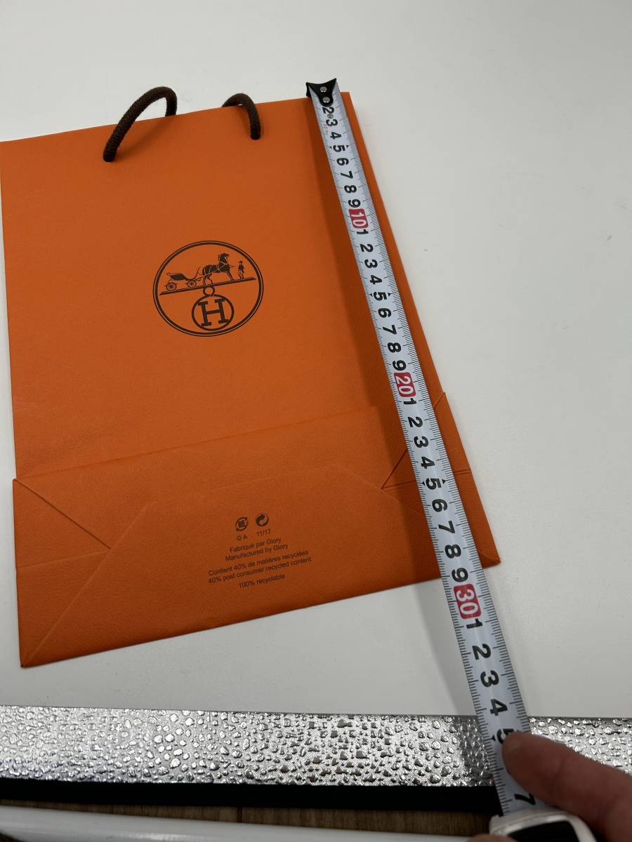 ブランド紙袋 ショップ袋 ショッパー エルメス HERMES　７枚セット_画像7