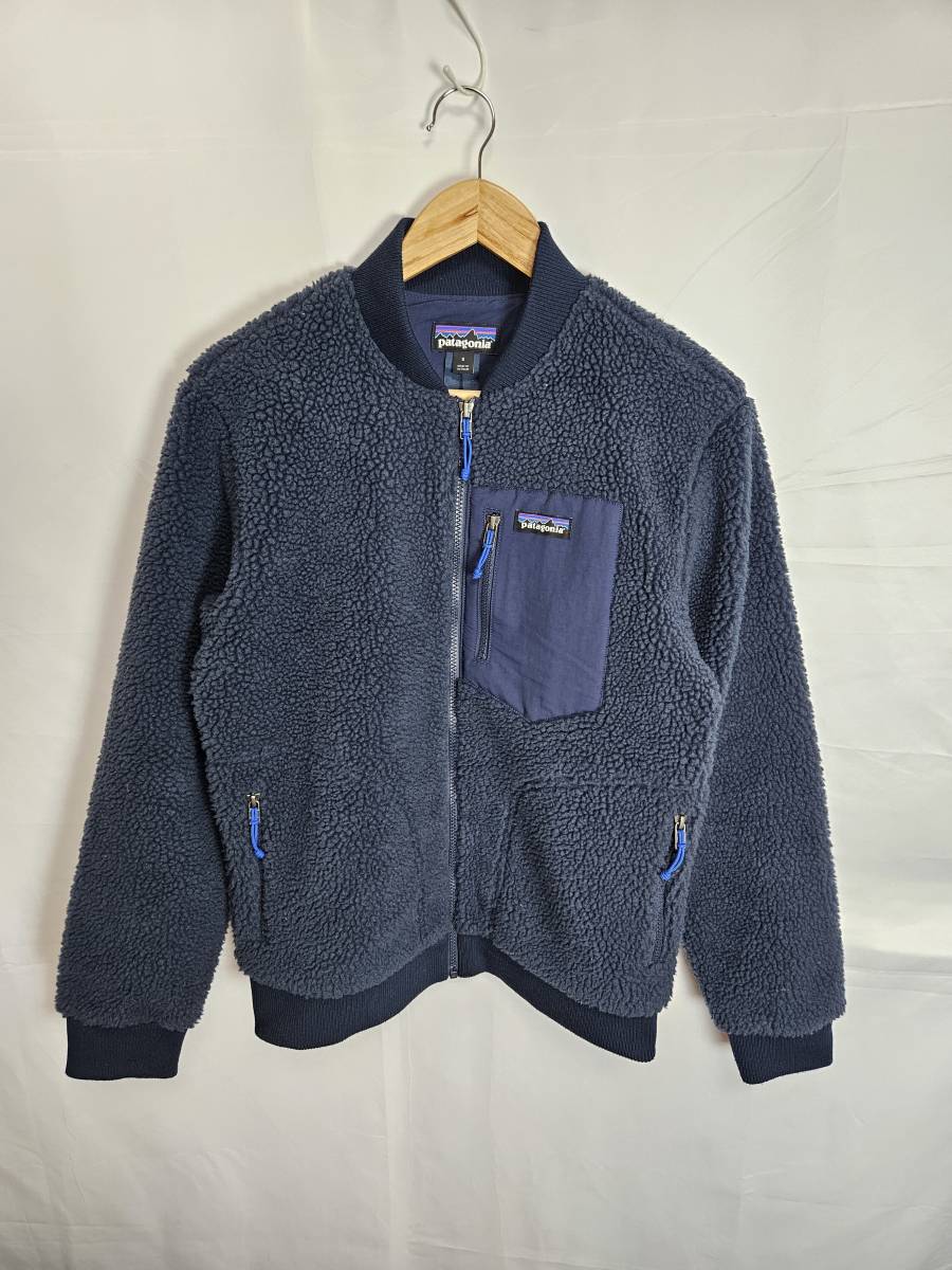 Patagonia/パタゴニア/Retro-X Bomber Jacket/レトロX ボマージャケット/フリースシャツジャケット/S/ネイビー/22830/884_画像1