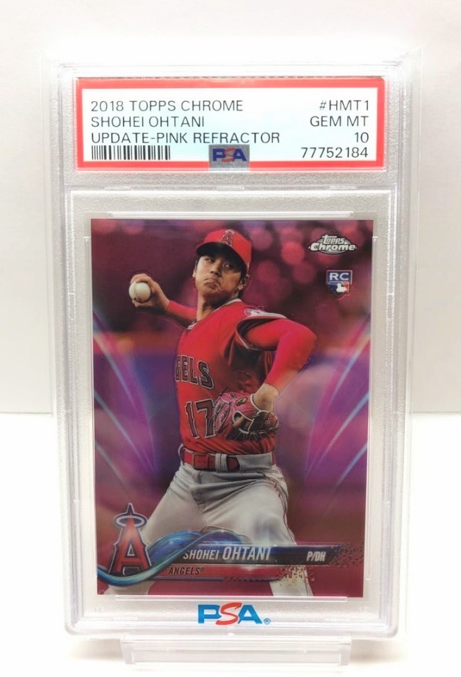 希少【PSA10 鑑定済GEM MINT】大谷翔平2018 TOPPS Chrome #HMT1 Pink